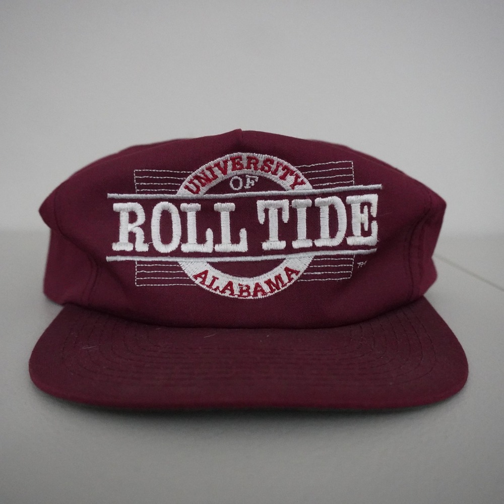 Vintage 90s Sports Stuff University of Alabama Snapback Hat OSFA Maroon Tide